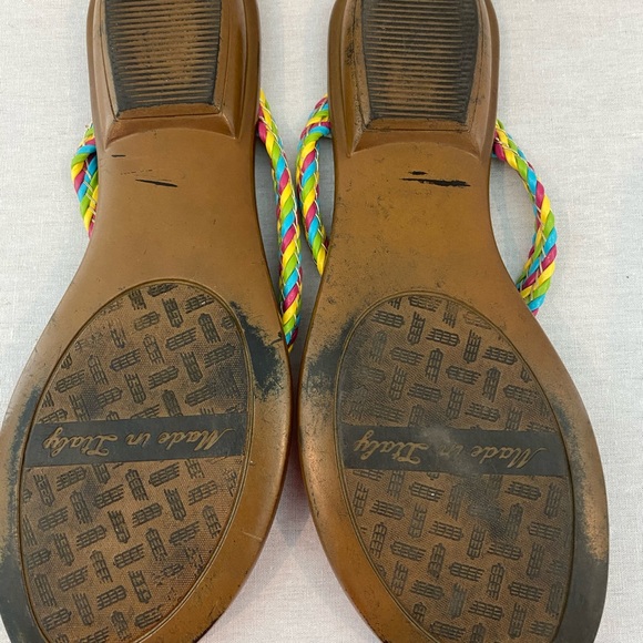 Multi-colored Italian Shoemakers sandals - Picture 4 of 6